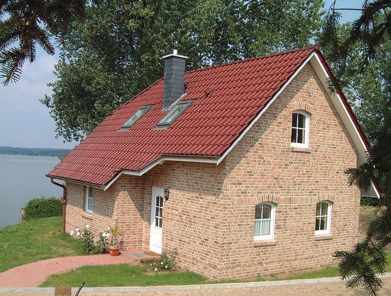 Blick Aufn See Sternberg Bagian luar foto